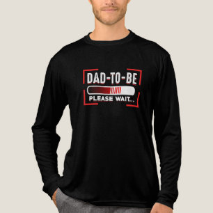 Ankündigung des künftigen Vaters bitte warten Tri-Blend Shirt