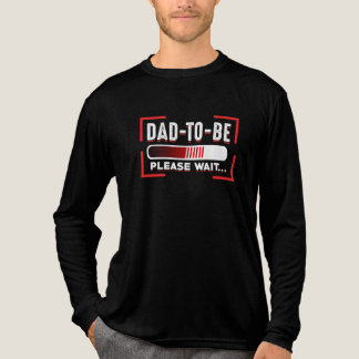 Ankündigung des künftigen Vaters bitte warten Tri-Blend Shirt