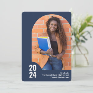 Ankündigung des modernen Arch Foto Abschluss