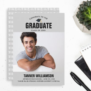 Ankündigung des modernen fetten Fotos Abschluss