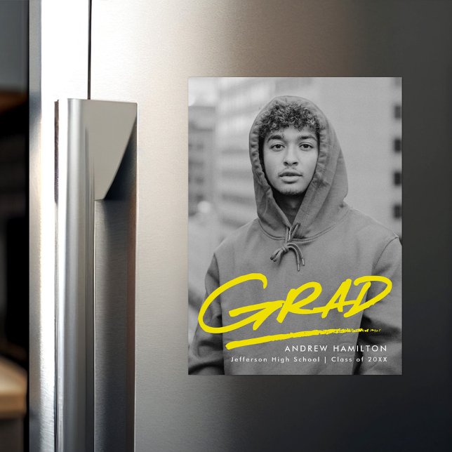 Ankündigung des modernen gestrichelten Gelben Foto (Von Creator hochgeladen)