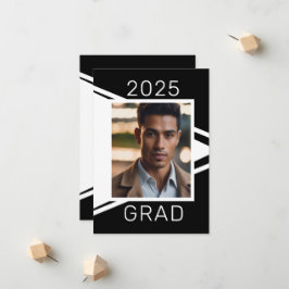 Ankündigung des modernen Schwarz-weißen Fotos Absc