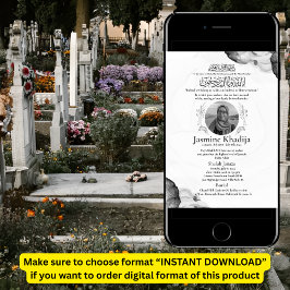 Ankündigung des muslimischen Todes Frau Janaza Geb