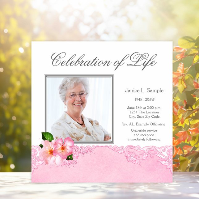 Ankündigung des Rosa-Foto-Gedenkens von Frauen (Von Creator hochgeladen)