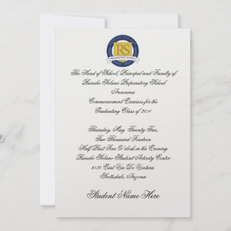 Ankündigung des RSPS-Abschlusses - formell