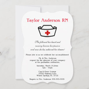 Ankündigung des trendy Nursing School Abschluss