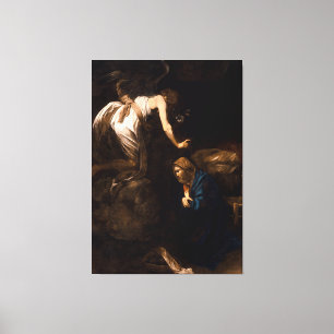 Ankündigung durch Caravaggio (1608) Leinwanddruck