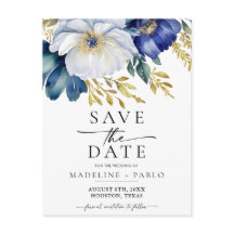 Ankündigung einer Blumenhochzeit Save the Date