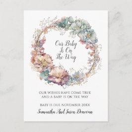 Ankündigung einer eleganten Blumenbestattung