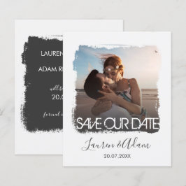 Ankündigung einer Hochzeitsfeier mit Save the Date