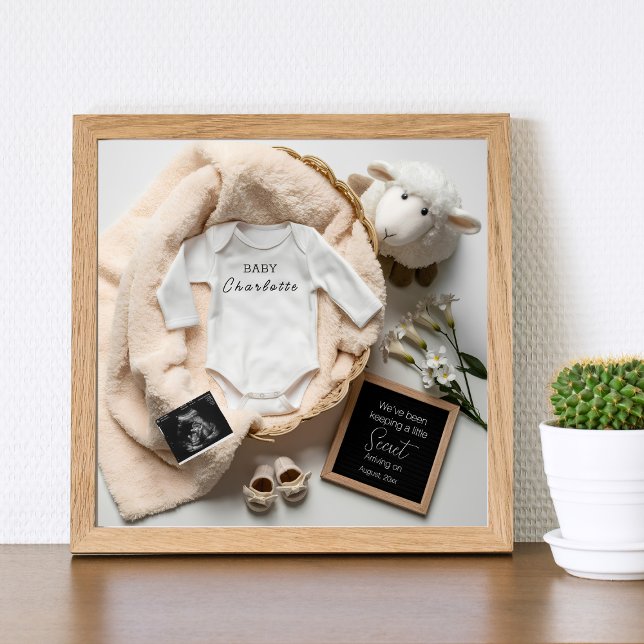 Ankündigung einer minimalen geschlechtsneutralen S Poster (Von Creator hochgeladen)