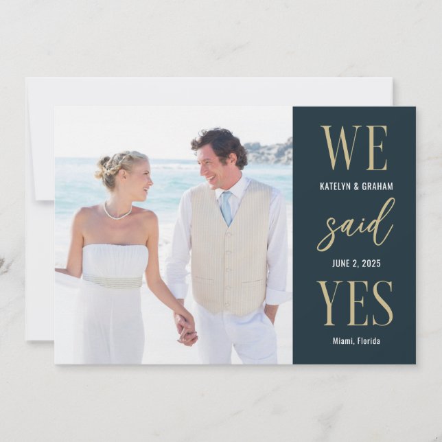 Ankündigung einer modernen Farbhochzeitung (Vorderseite)