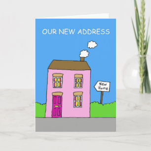 Ankündigung einer neuen Adresse