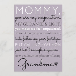 Ankündigung einer Niedlichen Schwangerschaft von M