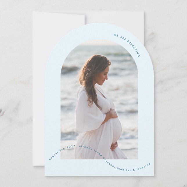 Ankündigung einer Schwangerschaft durch den Foto B (Vorderseite)