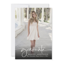 Ankündigung eines eleganten Foto-Abschlusses