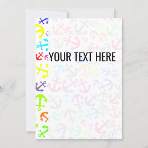 Ankündigung eines farbenfrohen Musters