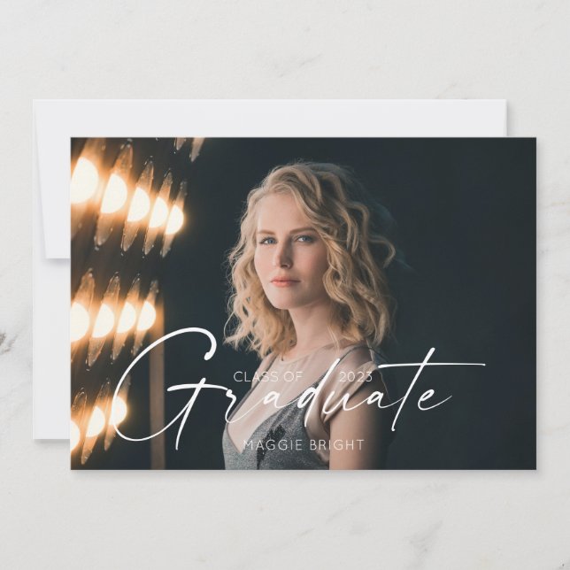 Ankündigung eines Hochschulabsolventen 2023 in ein (Vorderseite)