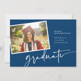 Ankündigung eines modernen Foto Graduate Snapshot