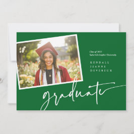 Ankündigung eines modernen Foto Graduate Snapshot