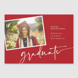 Ankündigung eines modernen Foto Graduate Snapshot