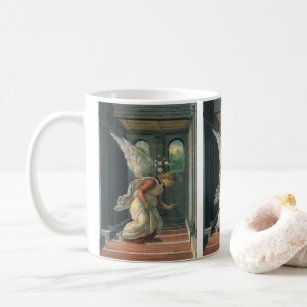 Ankündigung (Engeldetails) von Sandro Botticelli Kaffeetasse