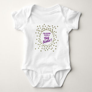Ankündigung großer Schwester Baby Strampler