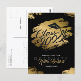 Ankündigung moderner Goldstrike Black Abschluss Postkarte