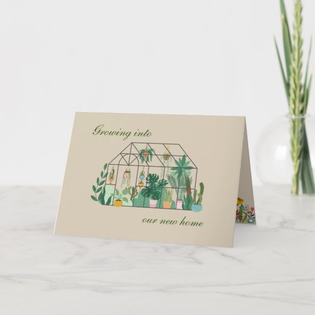 Ankündigung neuer botanischer Zuhause (Vorderseite)