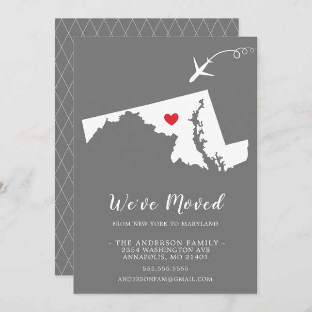 Ankündigung | STAAT MARYLAND (Vorne/Hinten)