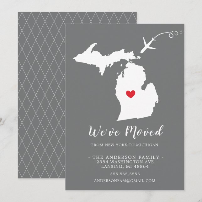 Ankündigung | Staat MICHIGAN (Vorne/Hinten)