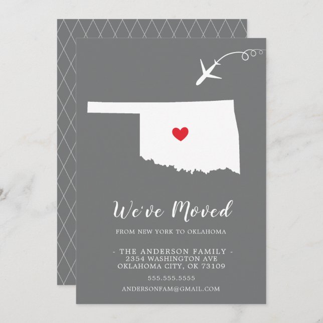 Ankündigung | Staat OKLAHOMA (Vorne/Hinten)