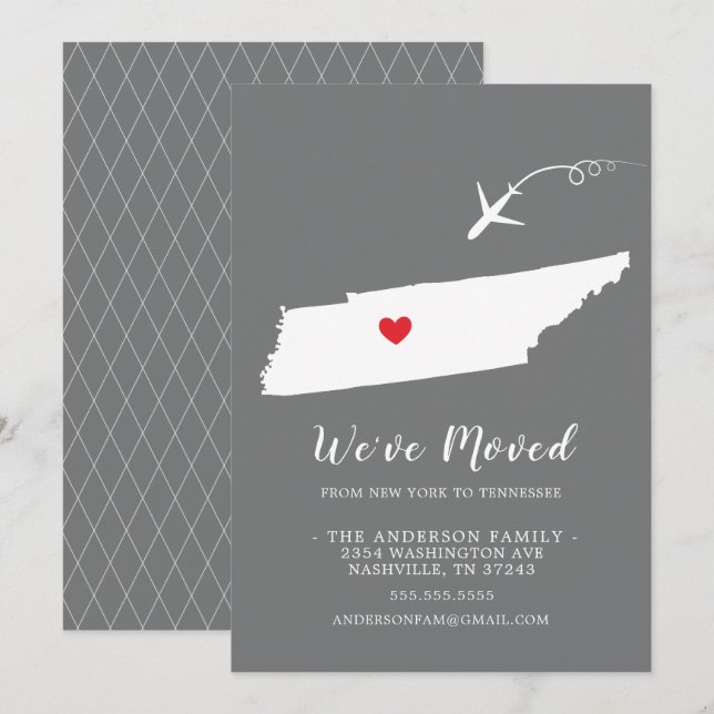 Ankündigung | Staat TENNESSEE (Vorne/Hinten)