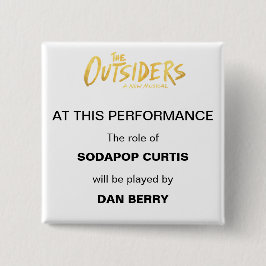 Ankündigung über den Broadway Understudy Button