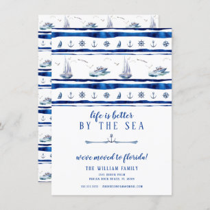 Ankündigung über den Segelboot