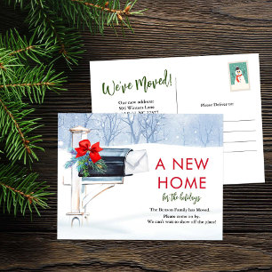 Ankündigung über den Umzug von Postkarten