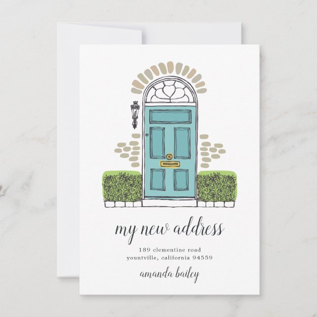 Ankündigung über die Tore in Aqua (Vorderseite)