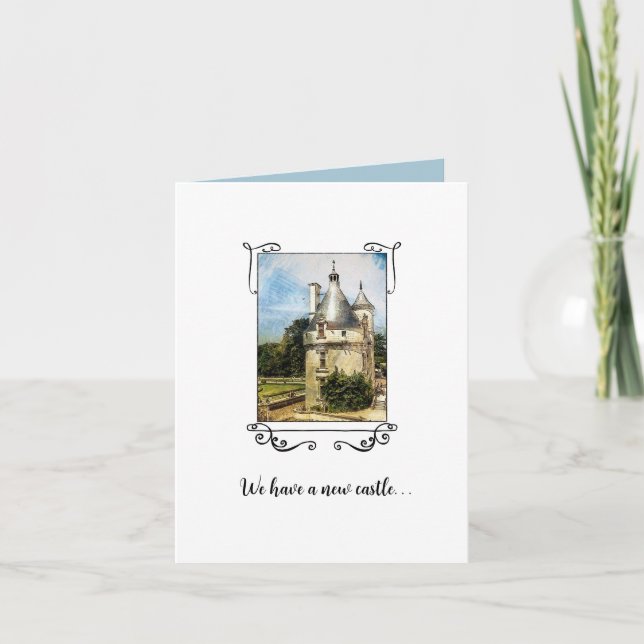 Ankündigung über die Verlegung eines neuen Schloss (Vorderseite)
