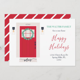 Ankündigung über die Vorder-Tür-Bewegung rot