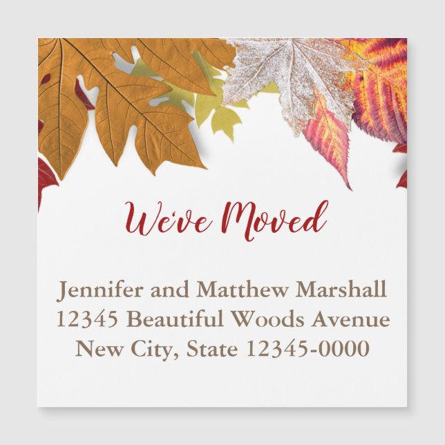 Ankündigung über Magnetbewegungen im Herbst (Vorderseite)