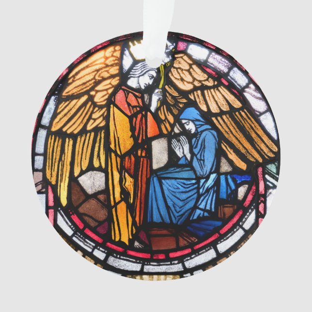 Ankündigung und Geburtsstunde Ornament (Vorderseite)