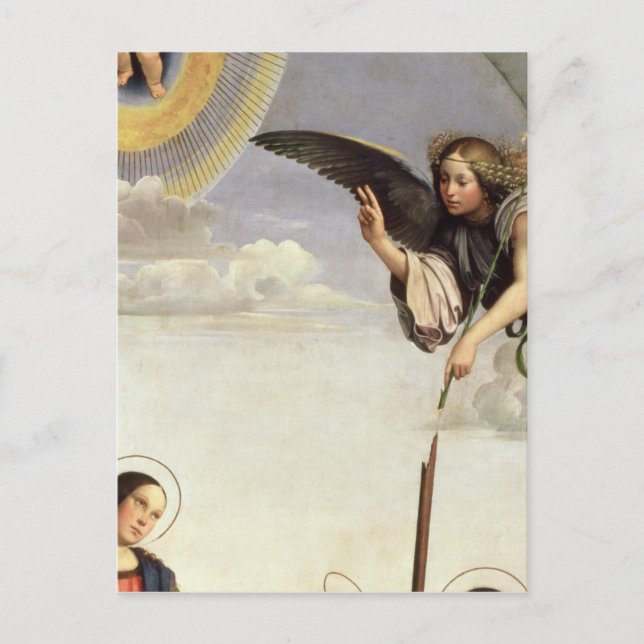 Ankündigung und Heilige Postkarte (Vorderseite)