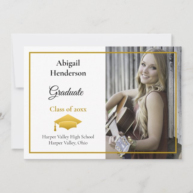 Ankündigung von Abschluss Gold Cap und Foto (Vorderseite)