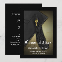 Ankündigung von Abschlüssen der Medizinschule oder