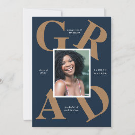 Ankündigung von Absolventen: fette Skriptfarben