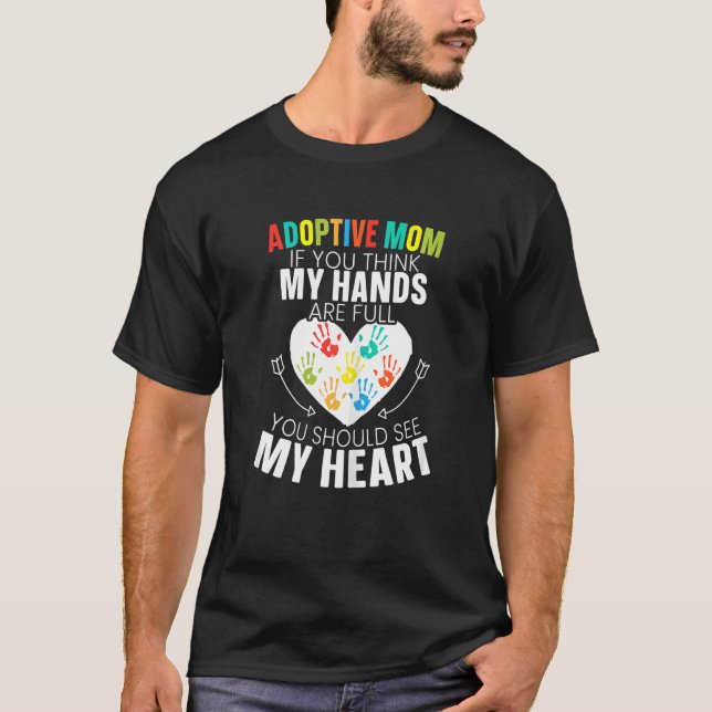 Ankündigung von Adoptionen zur Adoptivbildung von  T-Shirt (Vorderseite)