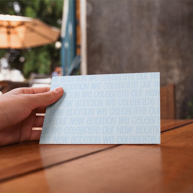 Ankündigung von Baby Boy Postcard (Von Creator hochgeladen)