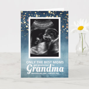 Ankündigung von Baby Boy Ultrasound Oma Pregnancy