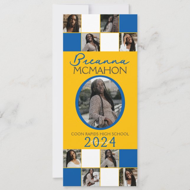 Ankündigung von Blue and Gold 9 Foto Abschluss (Vorderseite)