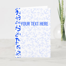 Ankündigung von Blue Marine Anchor Pattern